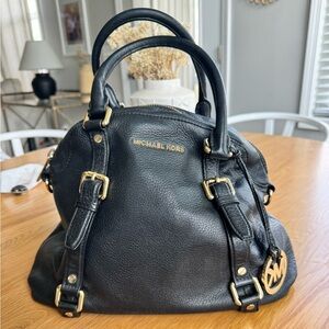 Michael Kors black leather purse